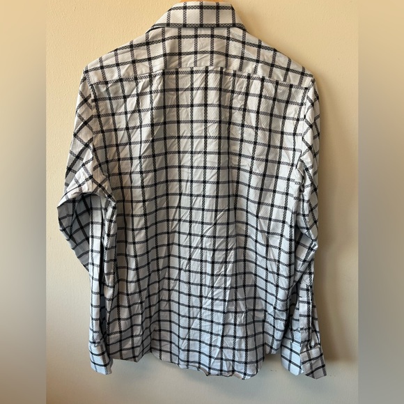 Robert Graham graph check pattern button down dress shirt - 100% cotton - Picture 8 of 8